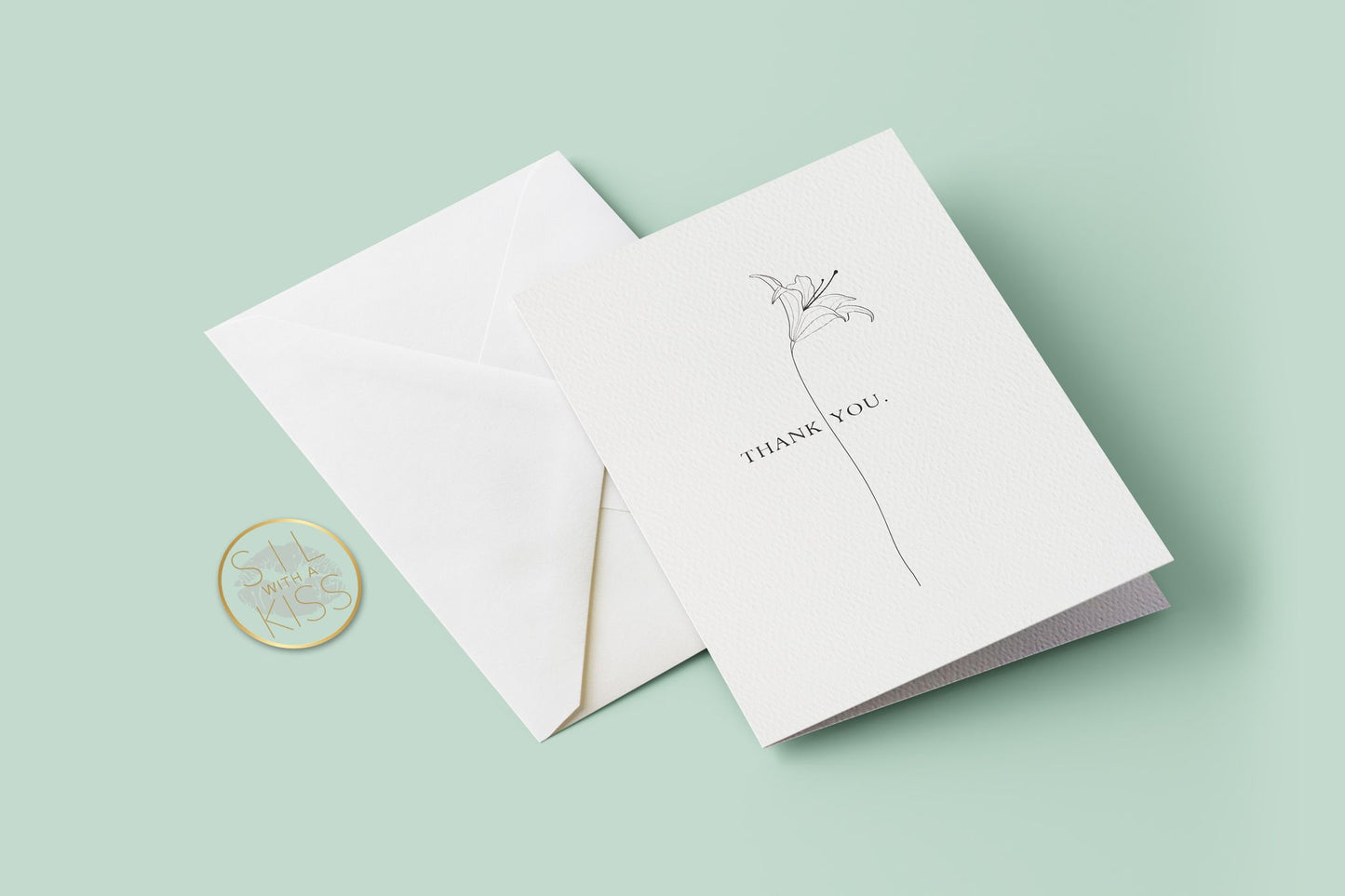 Flower - Thank You - Greeting Card