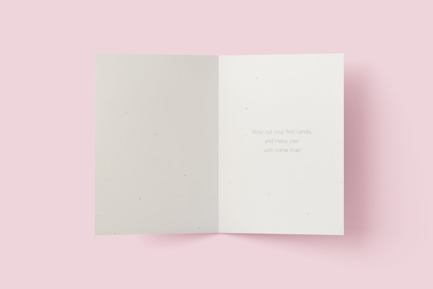 Candle - First Birthday - Greeting Card
