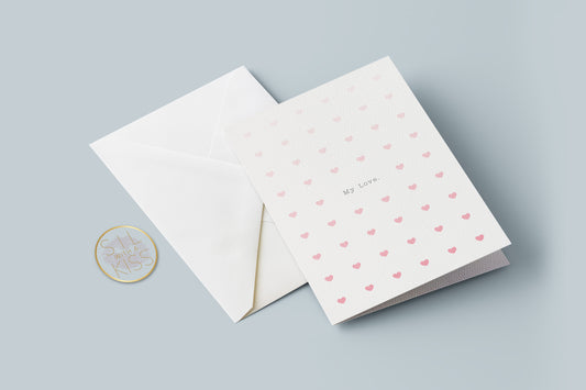 Hearts - Valentine's Day - Greeting Card