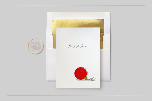 Ornament - Merry Christmas - Greeting Card
