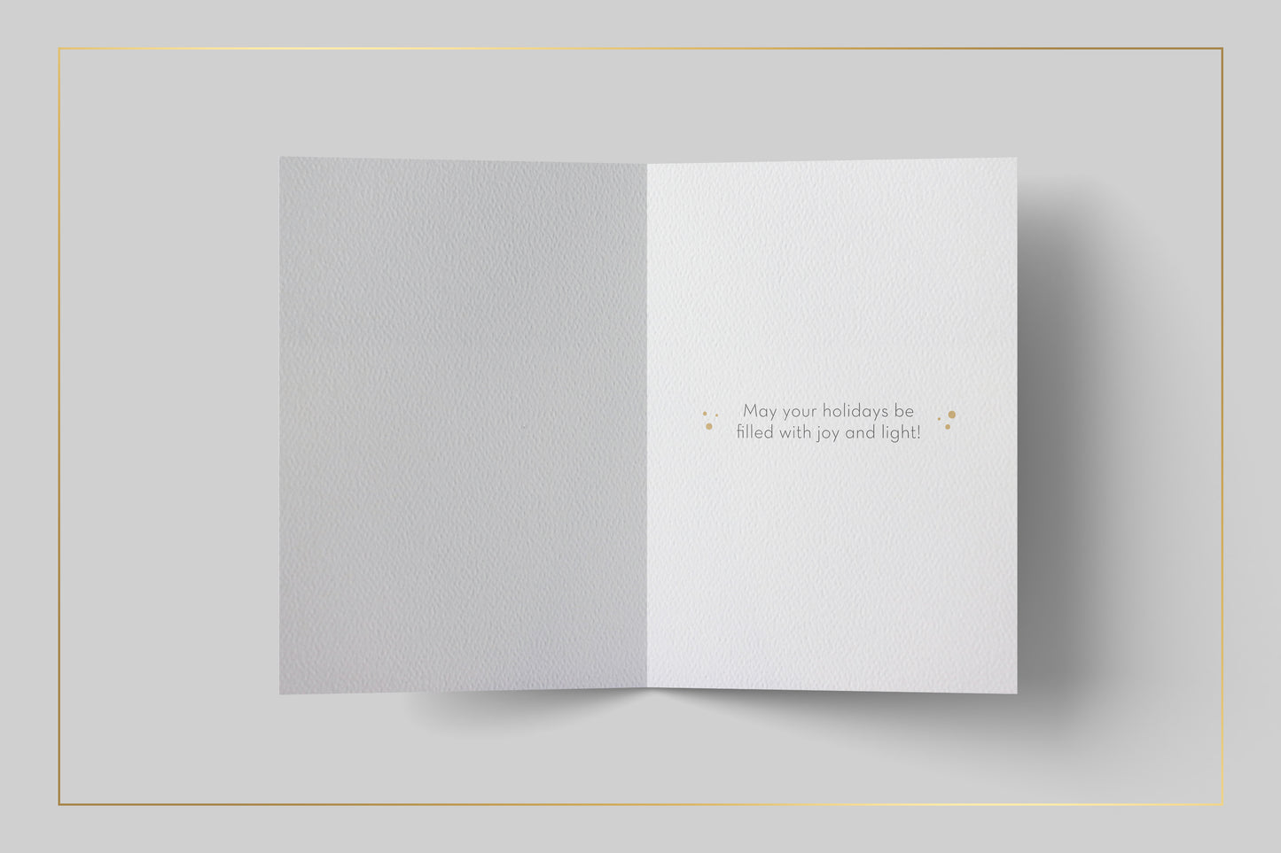 Lights - Happy Holidays - Greeting Card