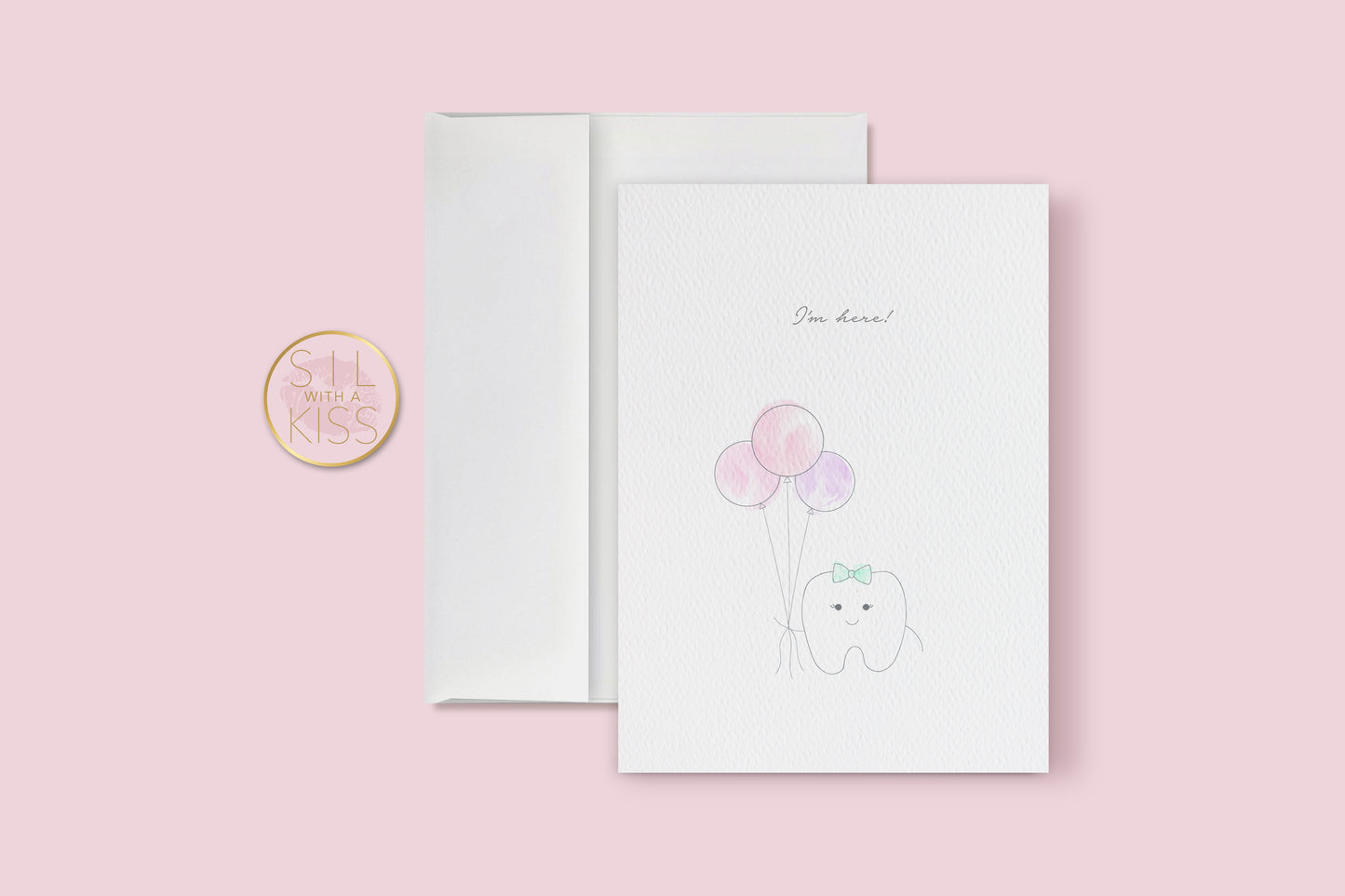 I'm here! - Atamhatik - Greeting Card - Girl