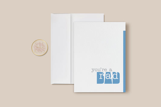 Rad Dad - Father's Day - Greeting Card