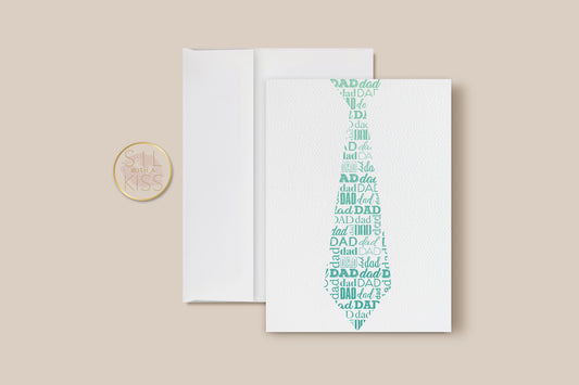 Tie - Father's Day - Greeting Card