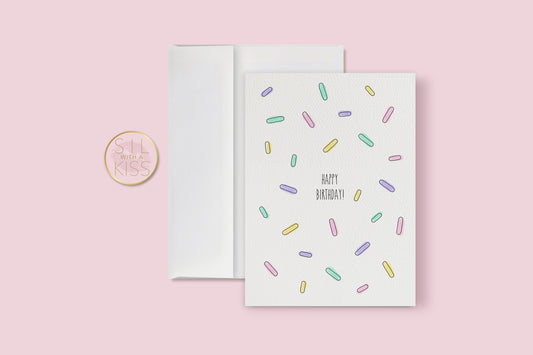 Sprinkles - Birthday - Greeting Card