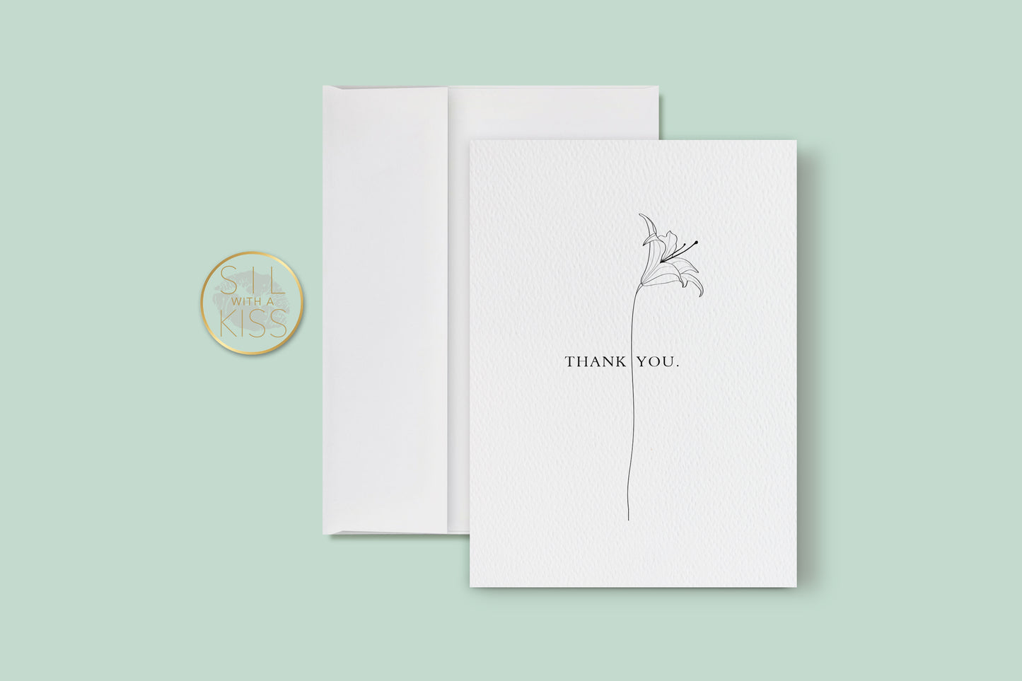 Flower - Thank You - Greeting Card