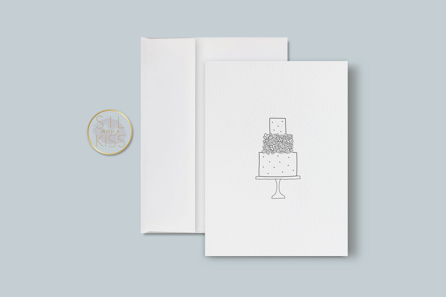 Cake - Wedding - Greeting Card