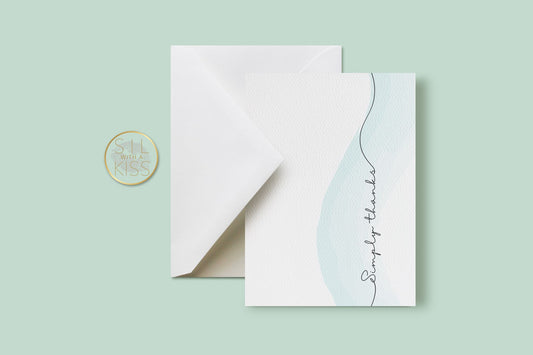 Simply Thanks - Greeting Card