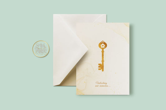 Key- New Home - Greeting Card