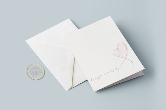 Heart - Anniversary - Greeting Card