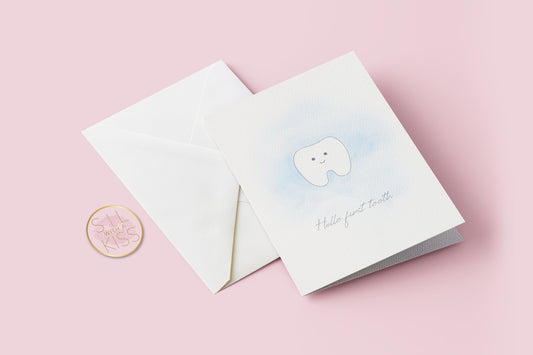 Hello First Tooth - Atamhatik - Greeting Card