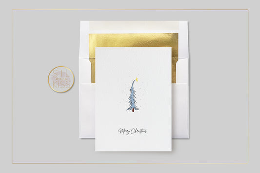 Tree - Merry Christmas - Greeting Card