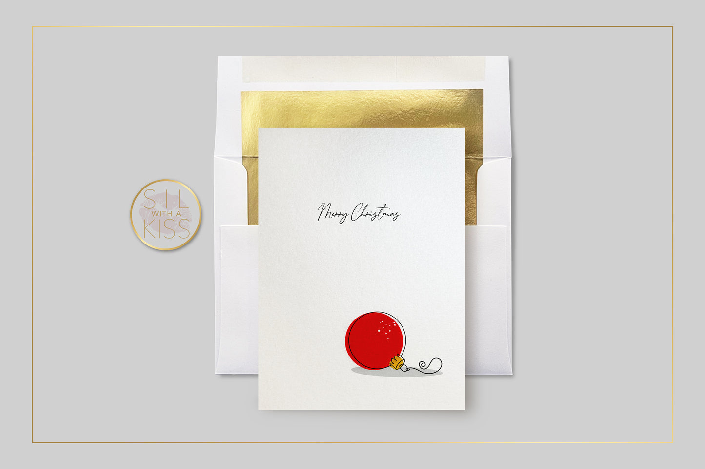 Ornament - Merry Christmas - Greeting Card